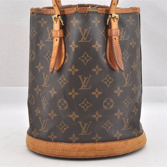 Authentic Louis Vuitton Monogram Bucket PM Shoulder Tote Bag - Picture 1 of 16